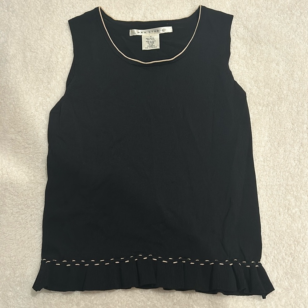 Max Mara Peplum Tank